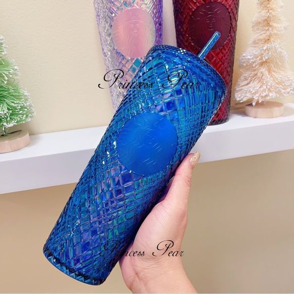 Starbucks Jeweled Tumbler Bundle - HOLIDAYS 2022 - Azure, Merlot, Unicorn - Picture 3 of 5